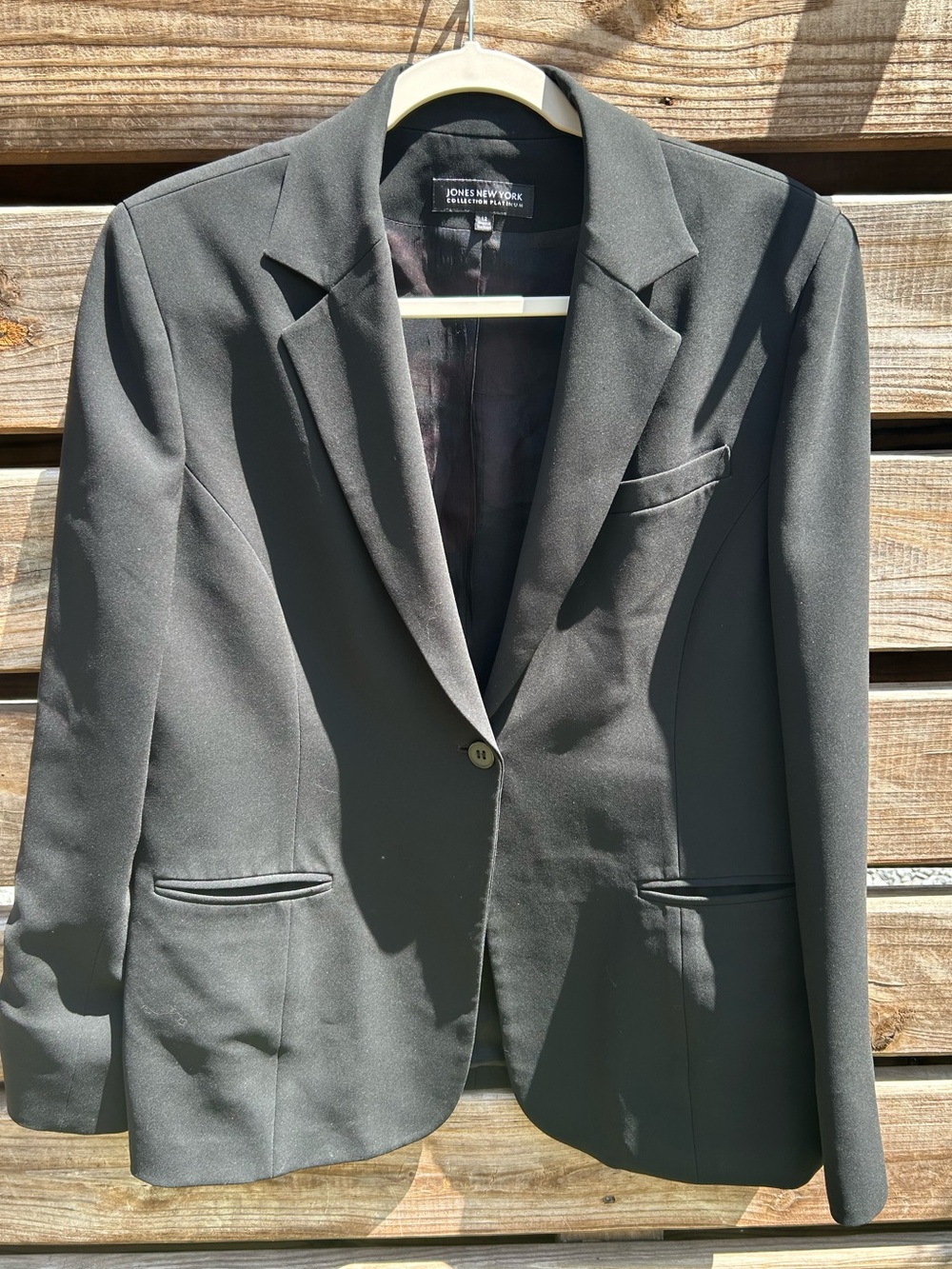Jones New York Collection Platinum Stretch Blazer - 12